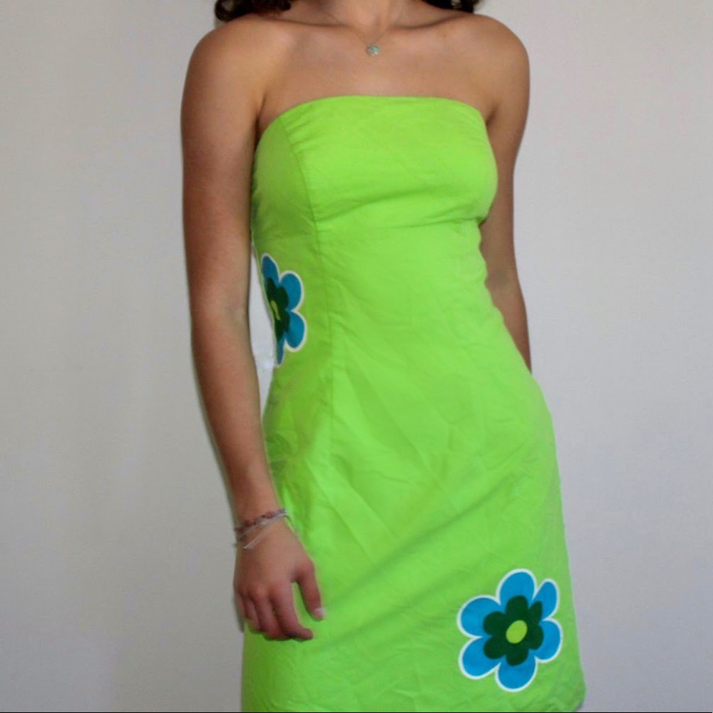 Reversible strapless dress
